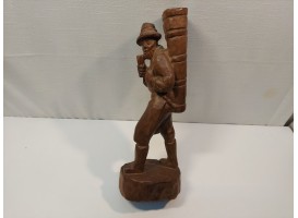 Statueta lemn
